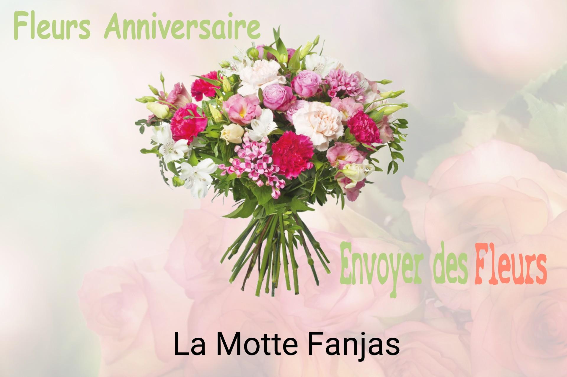 Bouquet de fleurs d’anniversaire livré à La Motte-Fanjas