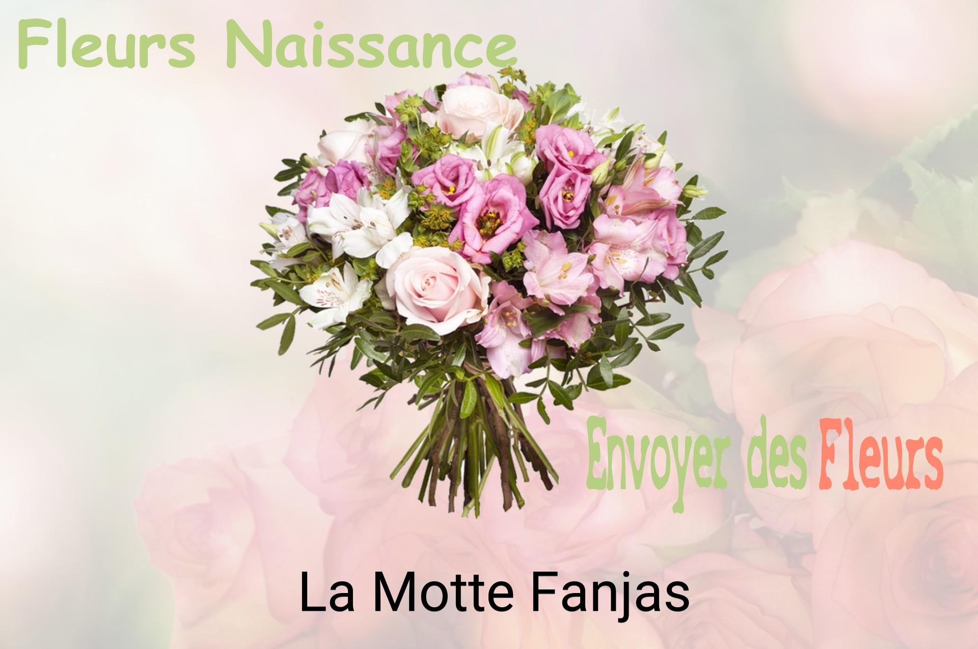 Bouquet de fleurs de naissance livré à La Motte-Fanjas