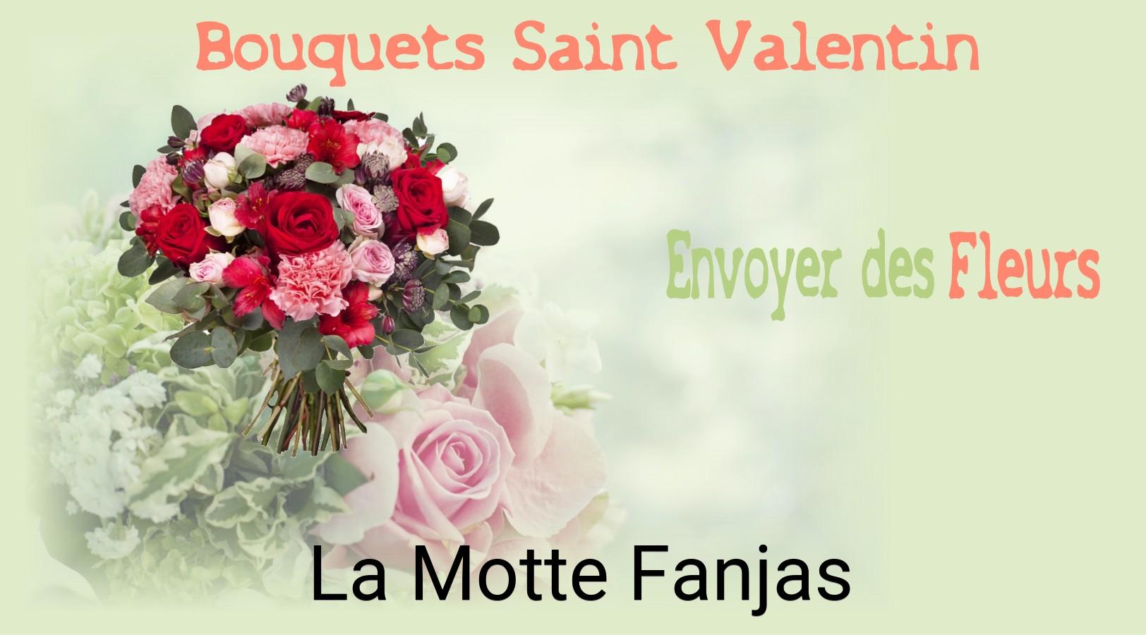 Roses de Saint-Valentin livrées à La Motte-Fanjas